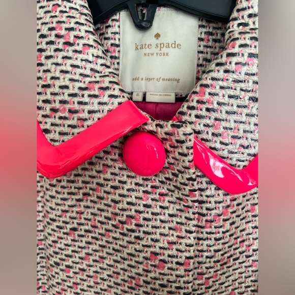 Kate Spade coated tweed waterproof coat - Picture 5 of 6